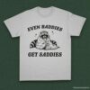 Even Baddies Get Saddies Funny Adhd Raccoon Shirt Sport Grey S 1