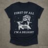 First of all Im a Delight Raccoon T Shirt Navy S 1