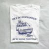 Get In Scavanger We Are Going Thrifting Retro T shirt White S 1