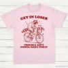 Get in Loser Trouble Aint Gonna Make Itself Vintage Shirt Funny Raccoon Opossum Meme Tee Woodland Animals Nature Lover T Shirt Fun Gift Light Pink S 1