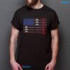 Patriotic Red White Bruh Shirt America Fishing Tee